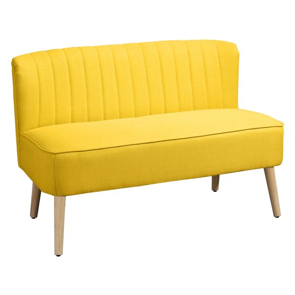 Bank - Comfort Deluxe - 2 zitplaatsen - Geel