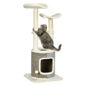 Kattenboom - Luxe design - Speelbal - Crèmewit