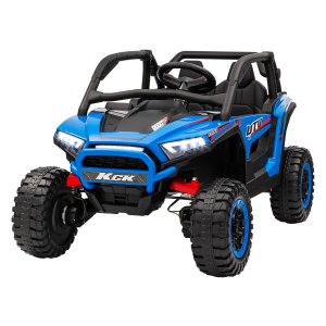 Elektrische Kinderauto UTV - Snelheidsregelaar - 2-Zits - Blauw