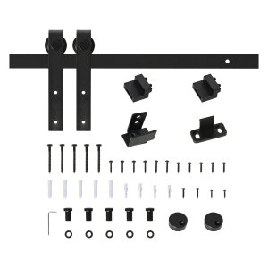 Schuifdeursysteem - Zwarte Fitting - Houten Schuifdeuren - Zwart
