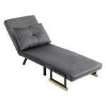 Luxe Ontspanningsstoel - Scandinavisch design - Ligcomfort -Donkergrijs