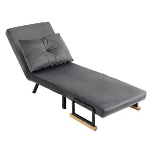 Luxe Ontspanningsstoel - Scandinavisch design - Ligcomfort -Donkergrijs