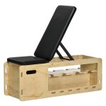 Fitnessbank -- Verstelbaar - Opbergvak - Zwart