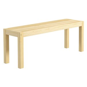Keukenbank - Massief hout - 3-zits - Natuurlijke kleur