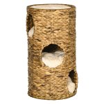 Kattenkrabpaal - HappyCat - Met grotten - Inclusief kussen - Lichtbruin