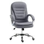 Bureaustoel - Kantoor - Ergonomisch design - Hoogte verstelbaar - Grijs