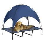 Hondenbed – OutdoorPaws - Verhoogd en UV-bescherming - Grijs