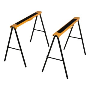 Werkbank - Stalen Werktafel - Inklapbaar – Antislip - Oranje/Zwart