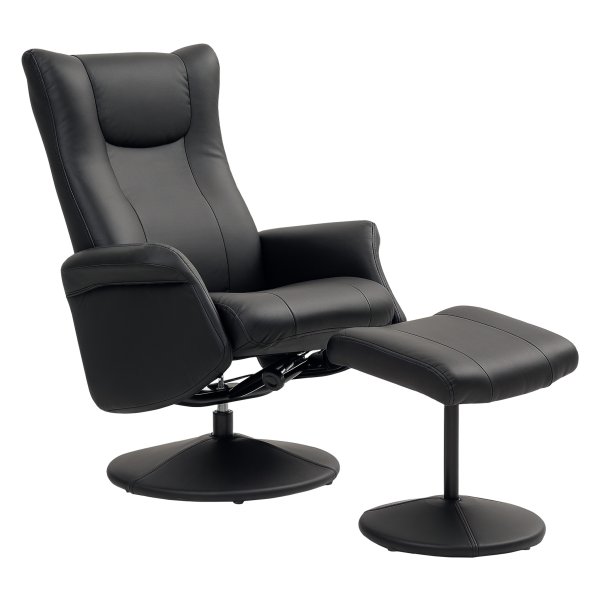 Kantoorstoel - Ergonomisch - Verstelbare rugleuning - Zwart