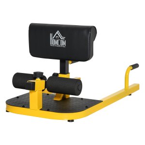 Kniebuigtrainer - PowerFit - Verstelbaar tot 120 kg - Staal in Geel