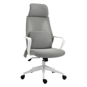 Ergonomische - RelaxMax - Massagefunctie - Hoogte verstelbaar - Grijs