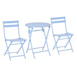 Bistroset - Modern Living - Voor 2 personen - Lichtblauw