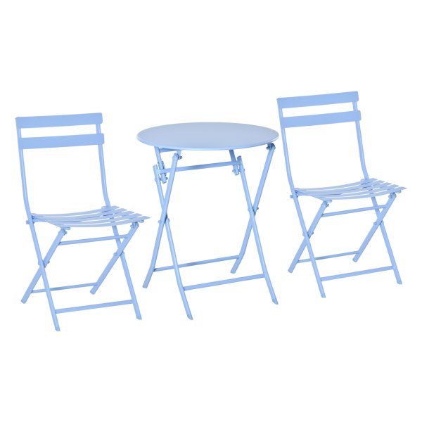 Bistroset - Modern Living - Voor 2 personen - Lichtblauw
