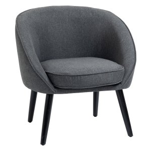 Fauteuil - Modern Living - Linnen look – Grijs