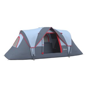 Tent - Familietent - Stabiel & Waterdicht - Lichtgrijs