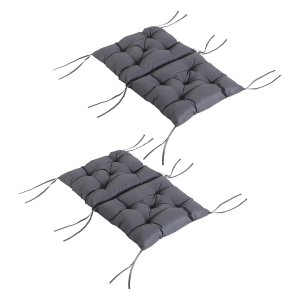 Tuinkussen - Nederlehner - Comfortabel - Waterafstotend - Grijs