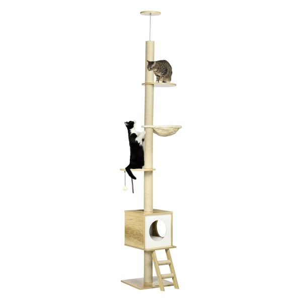 Kattenboom - DeluxePets - Kattenhuis – Hangmat - Beige