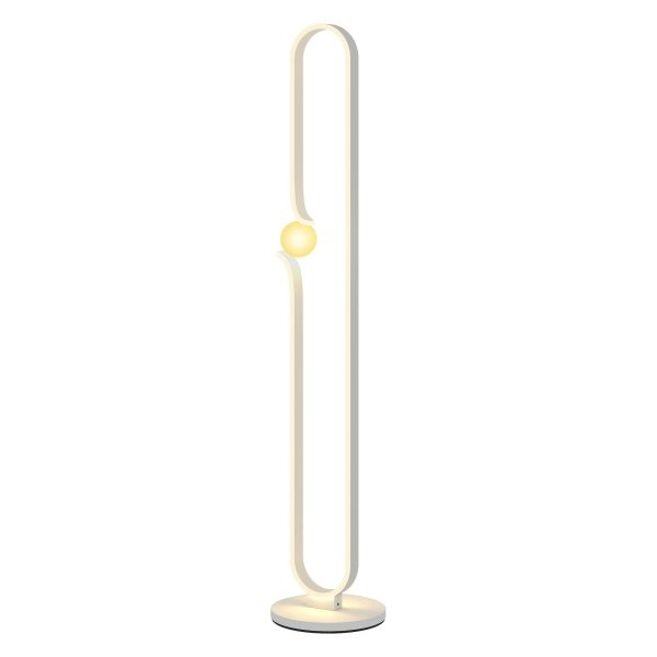 Moderne vloerlamp - Vloerlamp - Metaal - Wit
