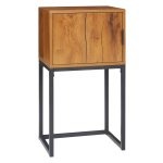 Bijzettafel - Stijlvol Design - Industrial Chic - Zwart