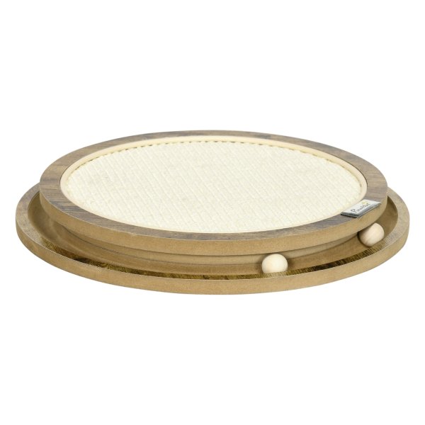 Krabplank – LuxeKatten - Karton & sisal - Bruin & crèmewit