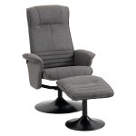 Relaxfauteuil - Comfortabel Zitten - Verstelbare Rugleuning - Donkergrijs