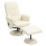 Massagestoel - Ergonomisch en trilfunctie - Crèmewit