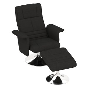 Massagestoel - Relaxfunctie - Verstelbare rugleuning - Zwart