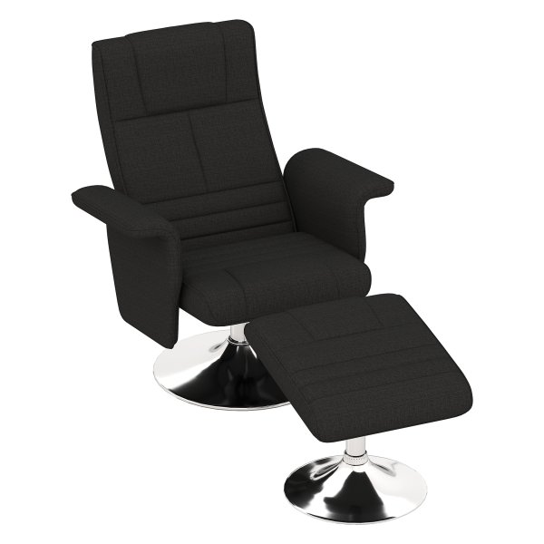 Massagestoel - Relaxfunctie - Verstelbare rugleuning - Zwart