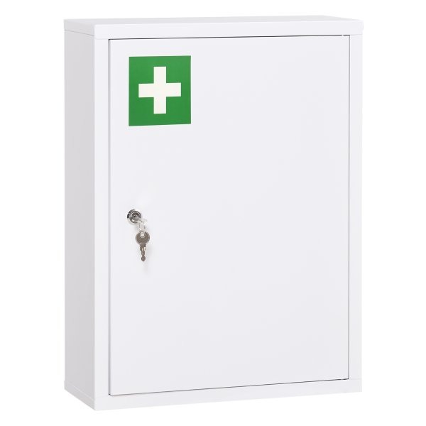 Opbergkastje - MediqSafe - Afsluitbaar en stevig - Wit