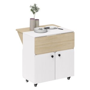 Tafelkast - Opklapbaar - Multifunctioneel - Wit