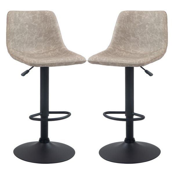 Barkrukken - Retro design - Kunstleer - Beige