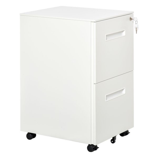 Rolcontainer - Robuust - Met slot - Zwart