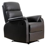 Tv-fauteuil - Ergonomisch verstelbaar - Synthetisch leer - Bruin