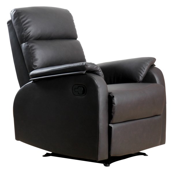 Tv-fauteuil - Ergonomisch verstelbaar - Synthetisch leer - Bruin
