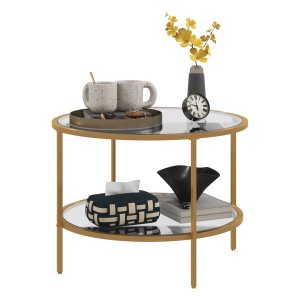 Bijzettafel - Modern design - Goudkleurig