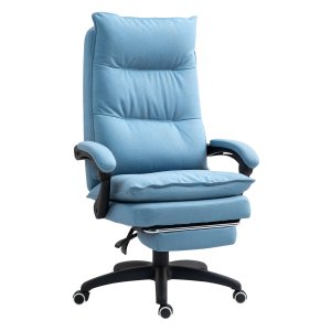 Bureaustoel - Ergonomisch - Massagefunctie - Hoogteverstelling - Blauw