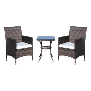 Tuinmeubelset - Rattan - Balkonmeubelset - Polyrotan - Bruin