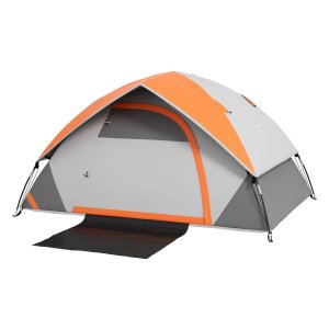 Tent - Stabiel en Waterdicht - Grijs/Roestrood