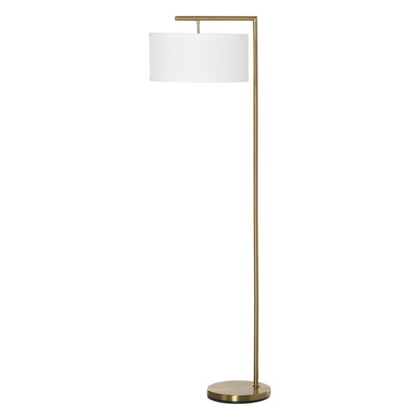 Staande lamp - LuxeLiving - Metaal en goud-wit design - Stijlvol en elegant