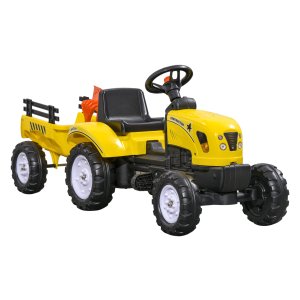Tractor- metalen speelgoedvoertuig - geel