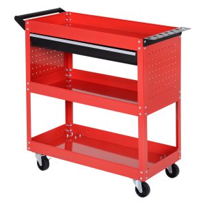 Werkplaatswagen - Toolson - Met lade - Belastbaar - Rood