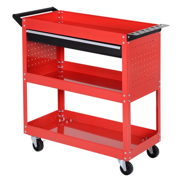 Werkplaatswagen - Toolson - Met lade - Belastbaar - Rood