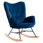 Schommelstoel - Stijlvol - Comfortabel - Blauw
