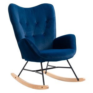 Schommelstoel - Stijlvol - Comfortabel - Blauw