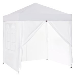 Partytent - Opvouwbaar - Raamdeuren - Grijs