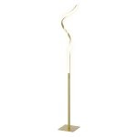 Verlichting - Staande lamp - Spiraalvormig design - Voetschakelaar - Goud