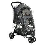 Hondenbuggy - Inklapbaar - Regenhoes - Grijs