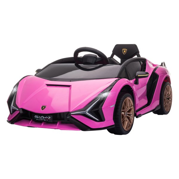 Rijdende kinderauto - Elektrisch - Roze - Snelheid 3-5 km/u