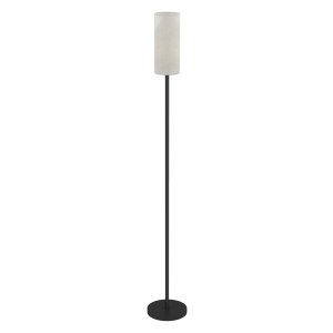 Wit Linnenlook lampenkap - Stijlvol design - Voetschakelaar - Wit