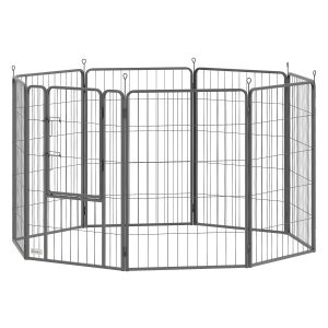 Hondenren - Puppyren - Flexibel inklapbaar - Hoogte 100cm - Zwart